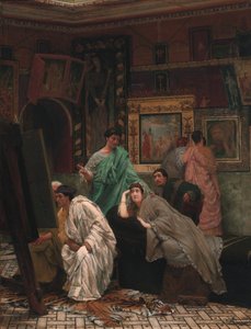 A Collection of Pictures at the Time of Augustus av Lawrence Alma Tadema